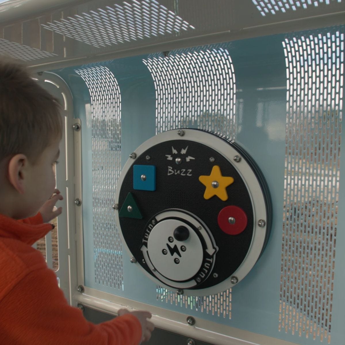 Child with Aventus Tower Play Pocket