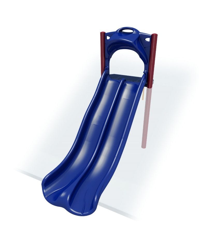 Hillslide Double Zip Slide - 6'-0"