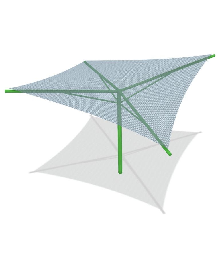 Hyperbollic Umbrella - 16' x 16' x 10'