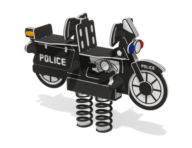 Police Motor Spring Rider