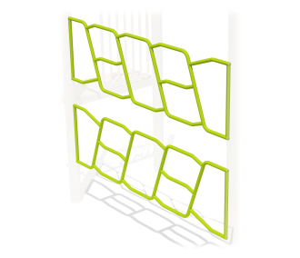 Metal Climbing Wall Link (Double)