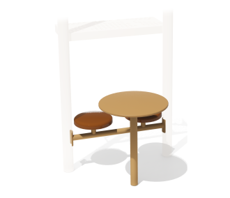 Seat and Table for Two