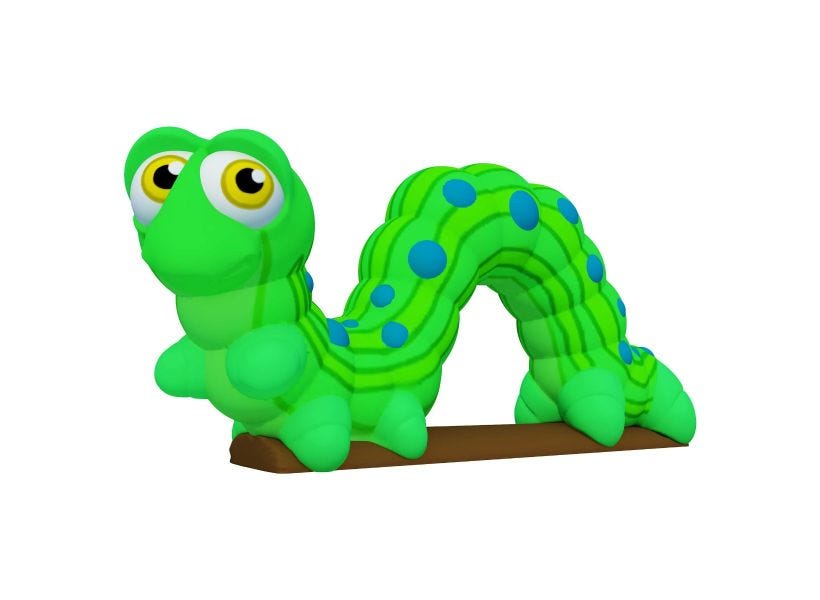 Inchworm toy for adults discount