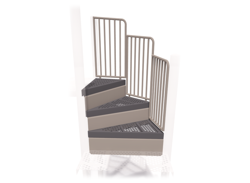 Spiral Stairs Reverse - 91199 | Links