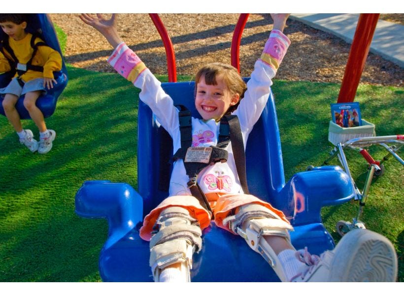 Swing Set Adaptive Play Equipment Inclusive Playground Equipment