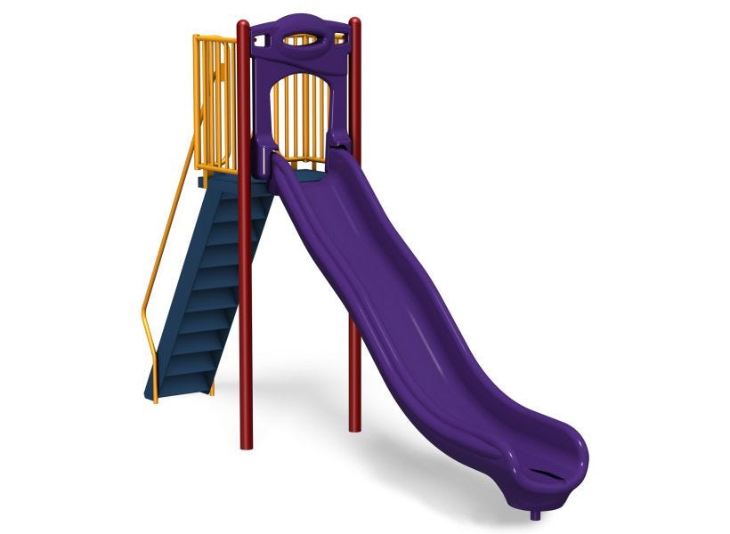 Wave Zip Slide - 6' - 18395 | Slides