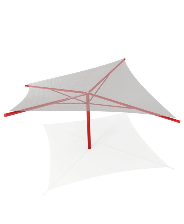 Hyperbollic Umbrella - 16' x 16' x 8'