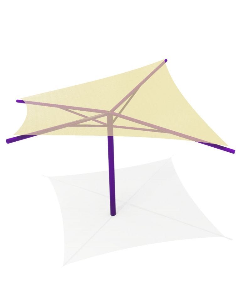 Hyperbollic Umbrella - 12' x 12' x 8'