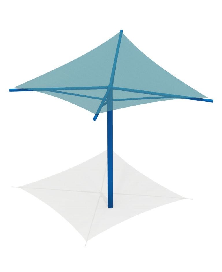Hyperbollic Umbrella - 10' x 10' x 10'