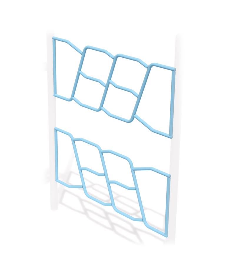 Metal Climb Wall Dbl. 5' - 6'
