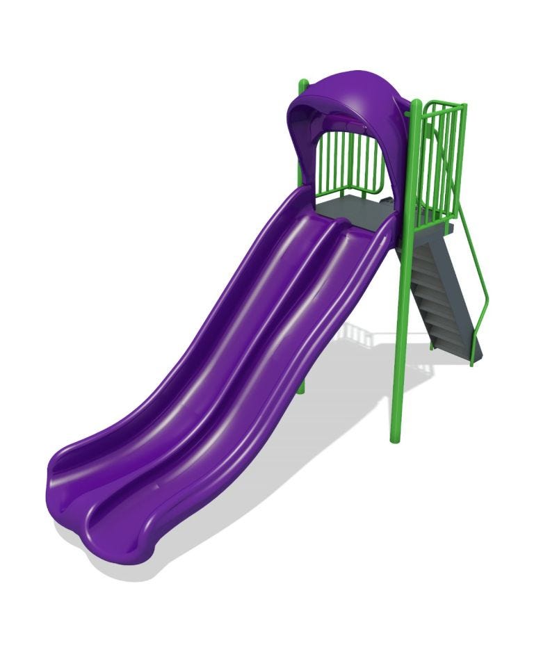 Dueling Wave Zip Slide - 6'