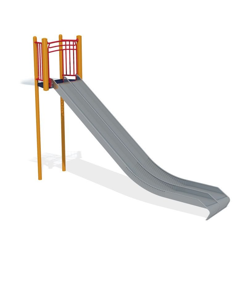 Stainless Steel Double Chuter Slide