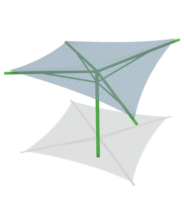 Hyperbollic Umbrella - 10' x 10' x 8'