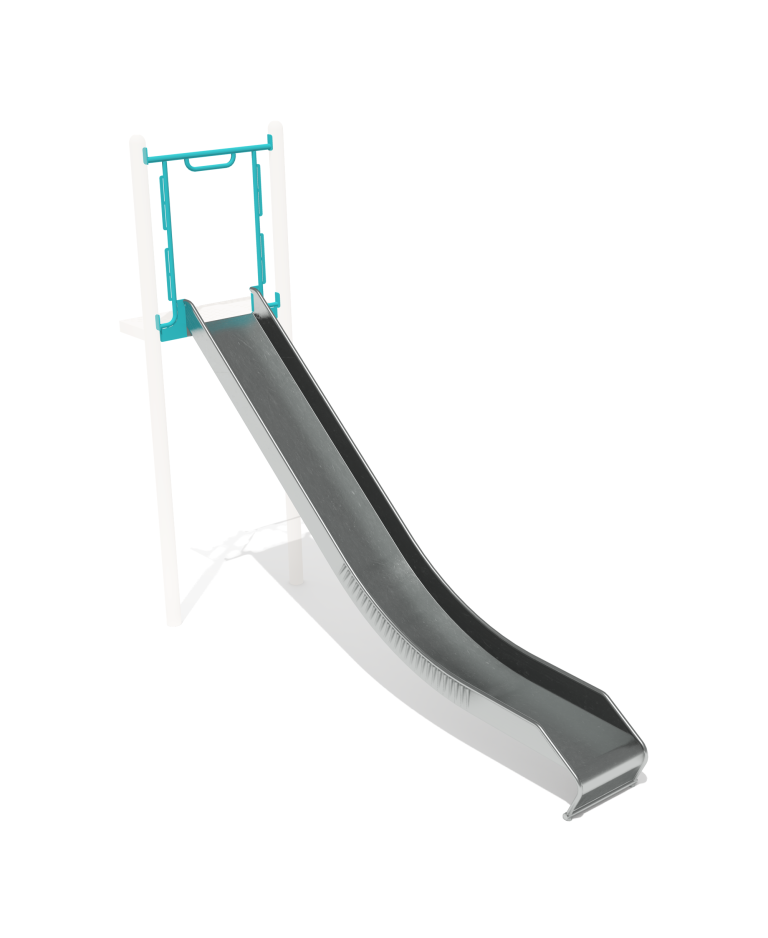 Straight Chuter Stainless Steel Slide - 6'-0"
