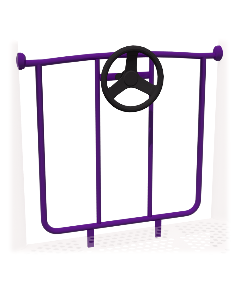 Rung Enclosure w/ Molded Steering Wheel