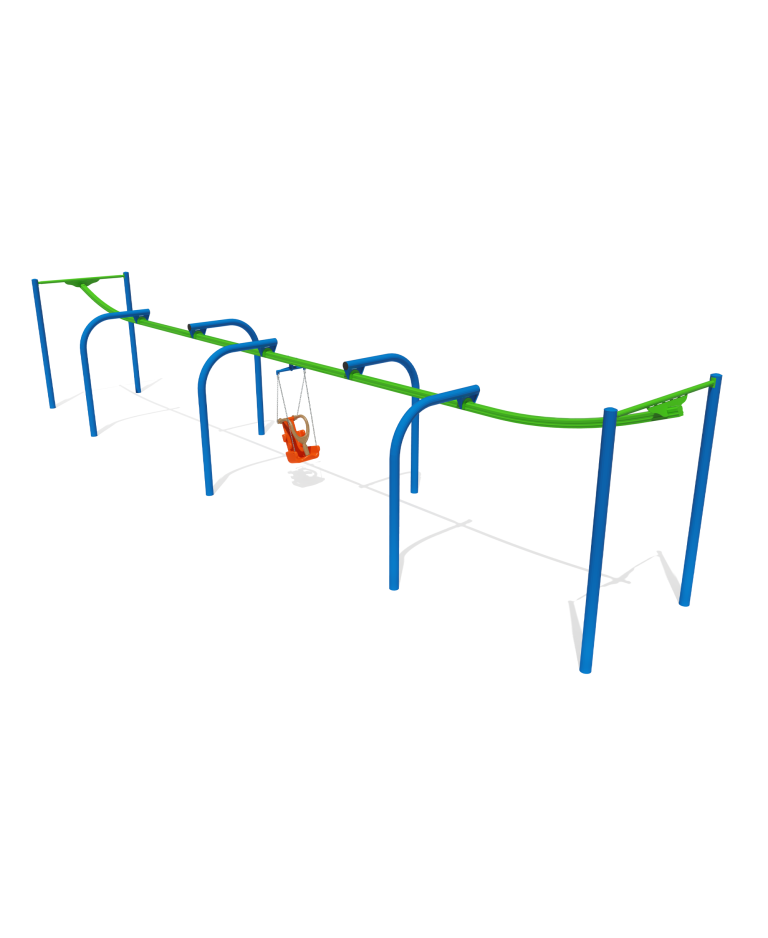 50' SkyRun Zip Track with Zero-G Seat