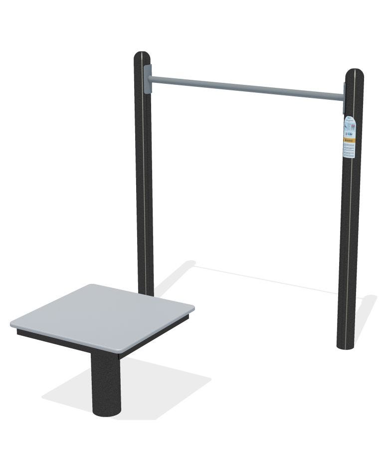 Horizontal Chin-Up Station