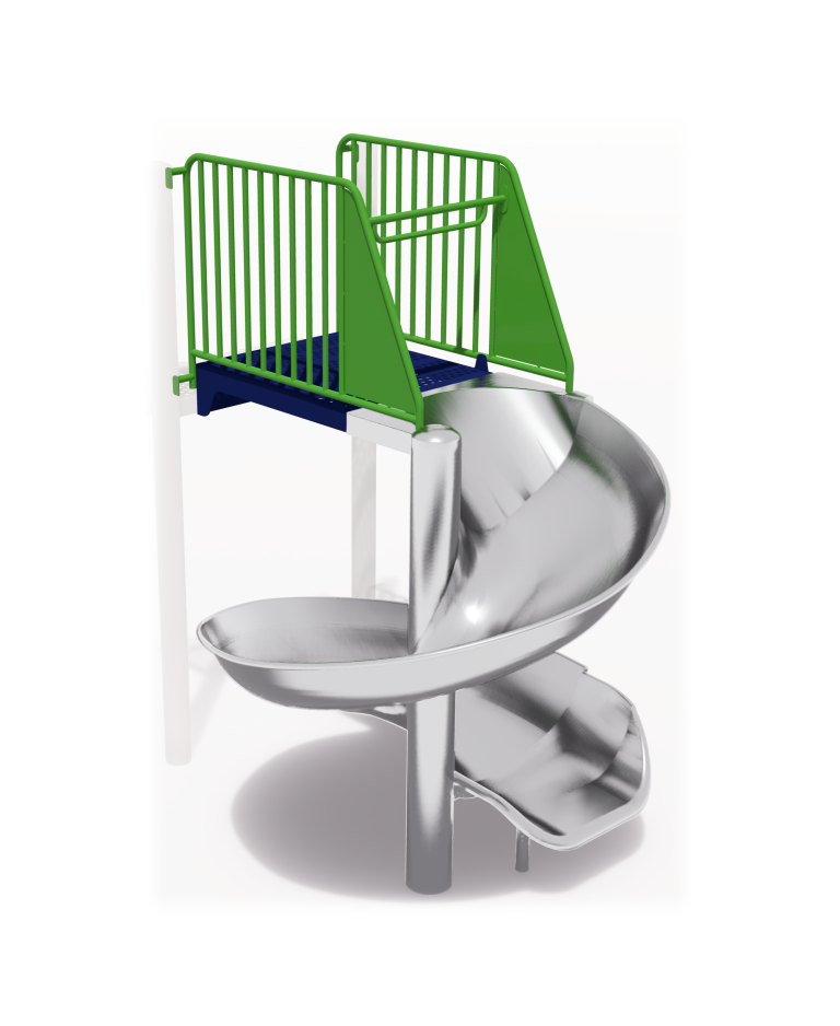 Stainless Steel Spiral Slide