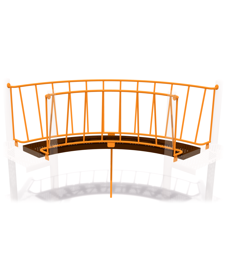 90 Degree Funnel Bridge with Barrier - 3'-6"/4'