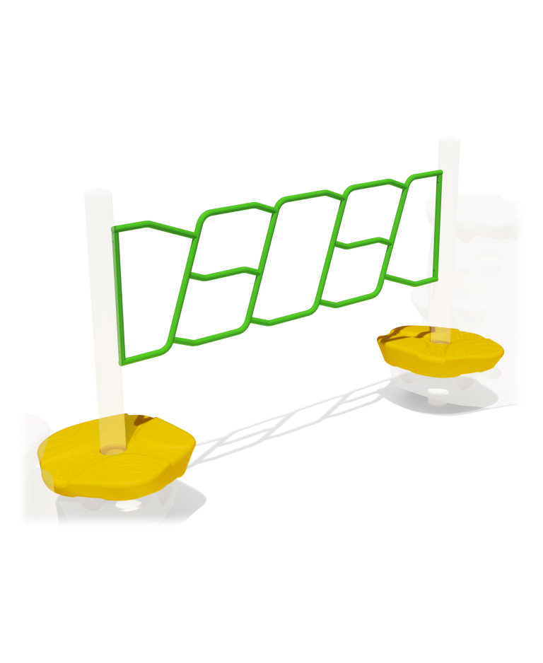 Metal Climbing Wall 1'- 3' Pedestal