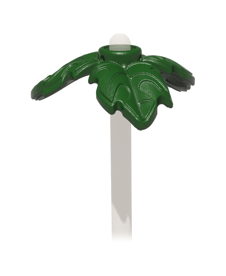 Single Leaf Post Topper