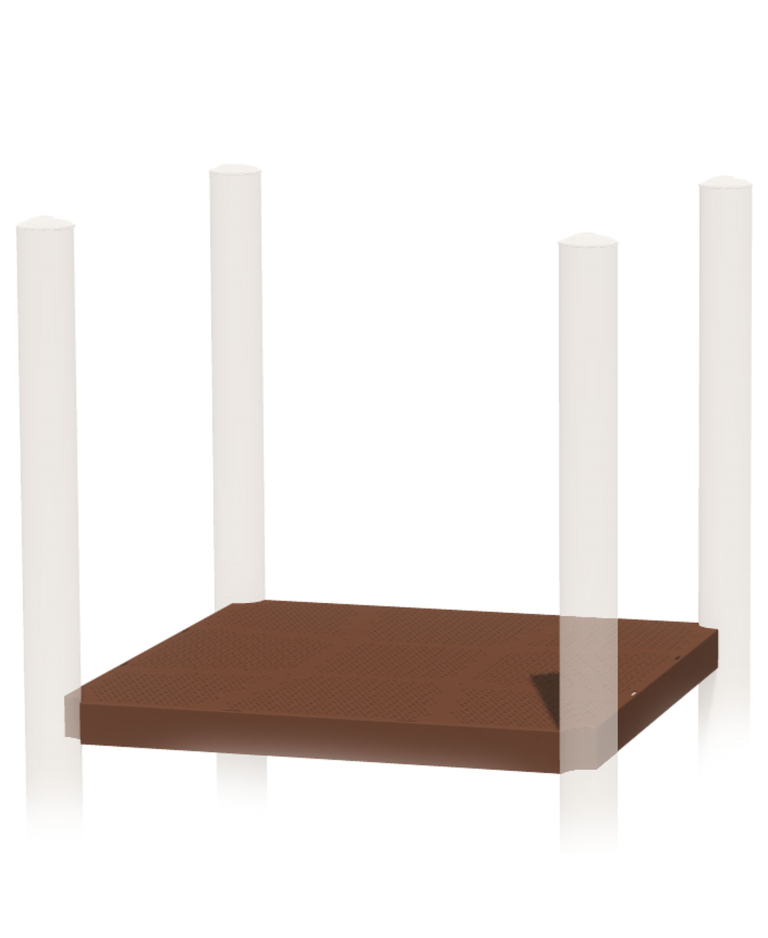 Accessible Punched Steel Deck