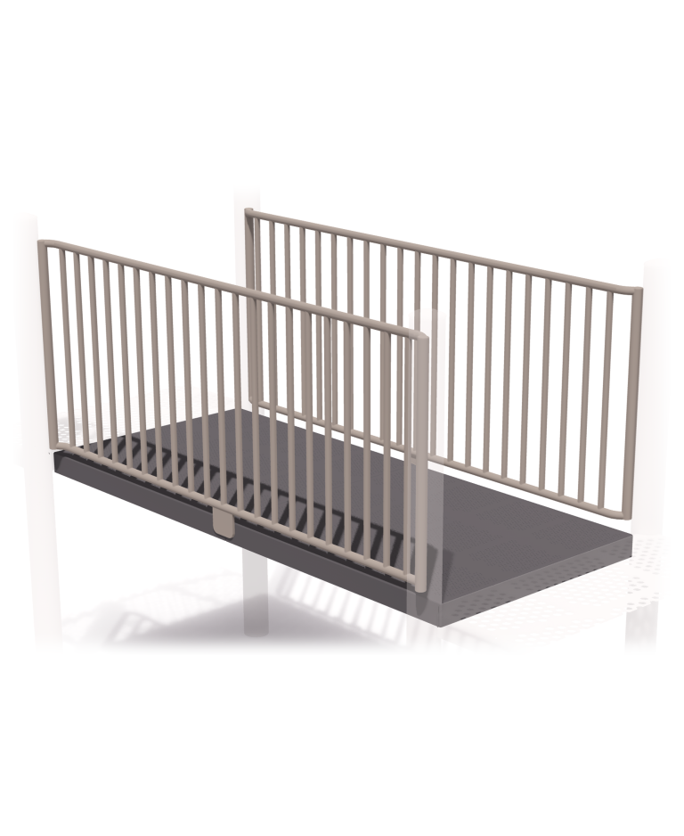 Accessible Punched Steelway Barrier - 2-Deck