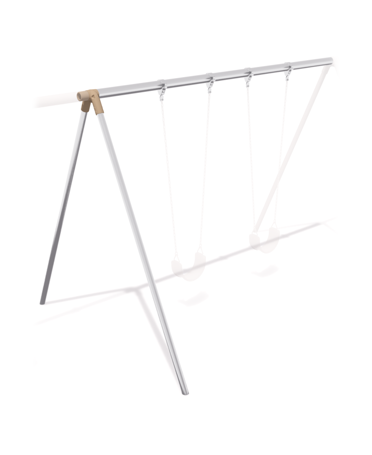 Classic Swing Frame 3.5" x 8' Galvanized AAB