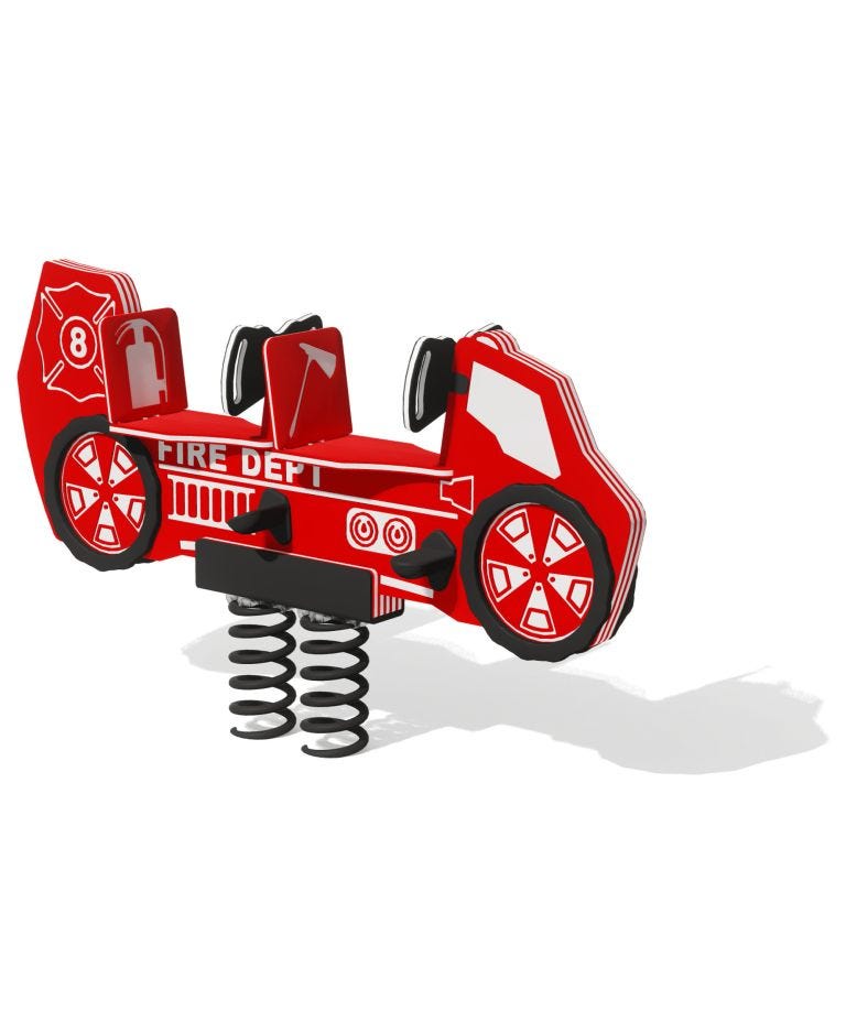 Fire Engine Spring Rider