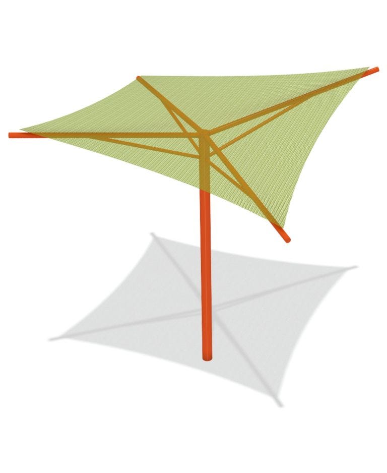 Hyperbollic Umbrella - 10' x 10' x 10'
