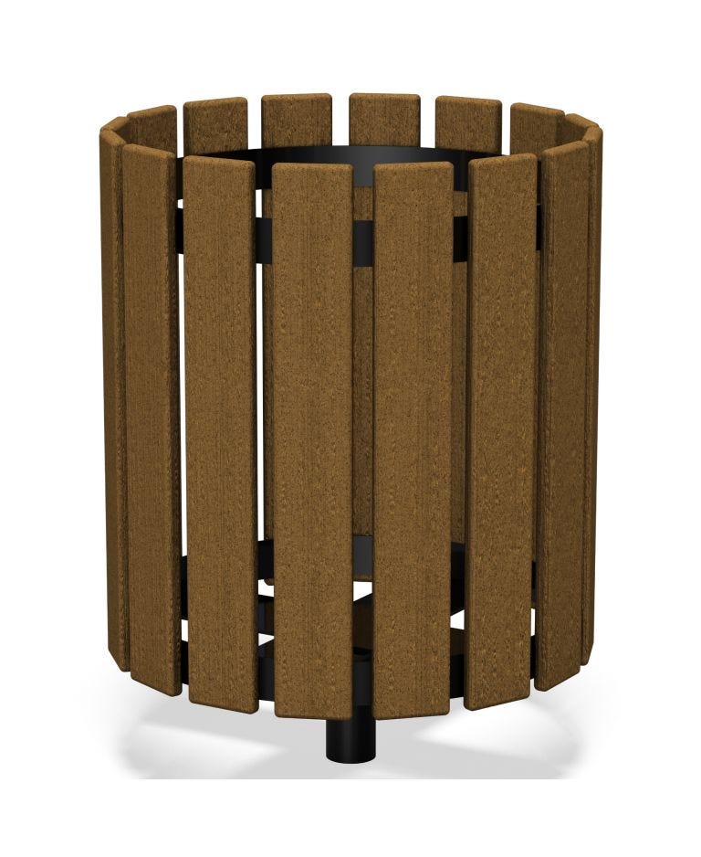 Rustic Litter Receptacle