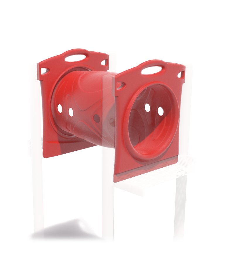 Straight Crawl Tube - 1-Deck Span