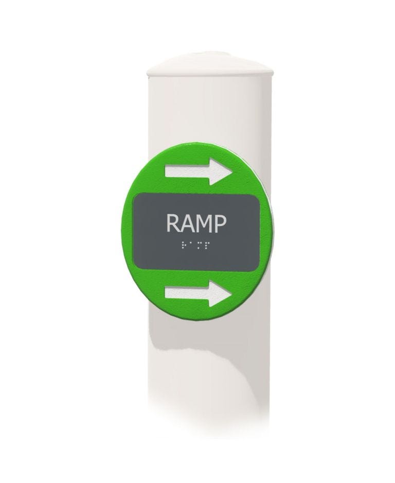 Wayfinder Sign - Ramp