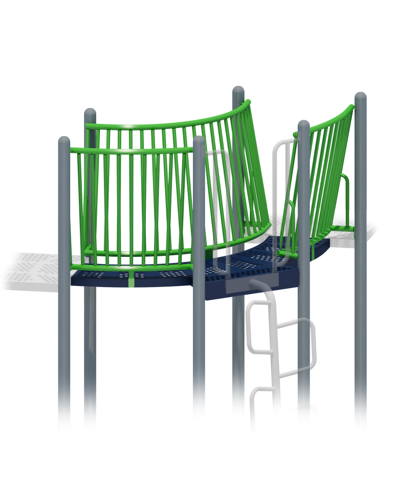 90 Degree Play Port Funnel Bridge