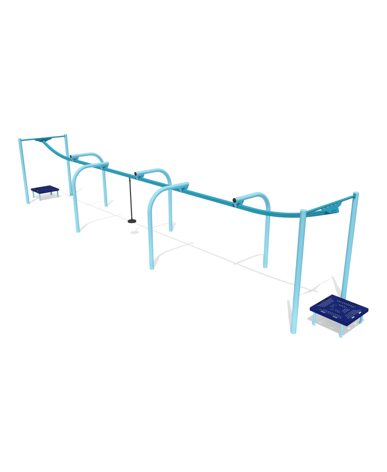 50' SkyRun Zip Track with Zip Seat