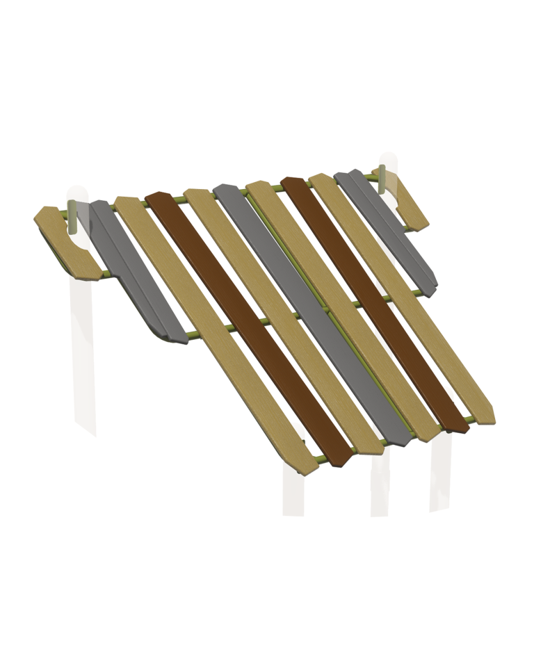 Timbers Slant Roof - Half Hex