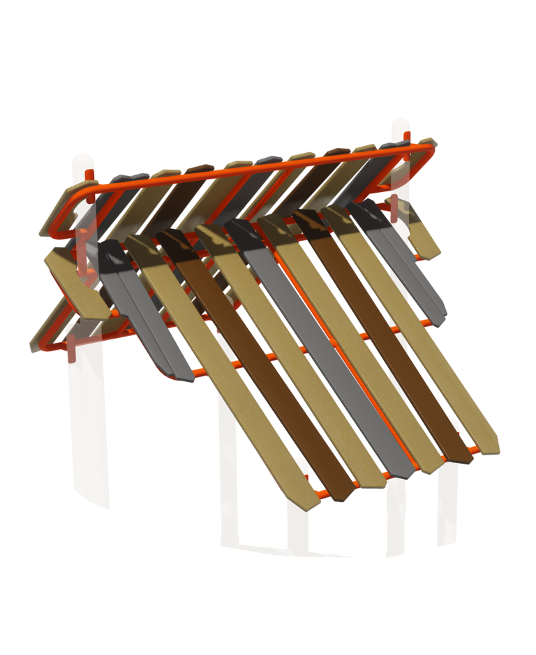 Timbers Slant Roof - Hex