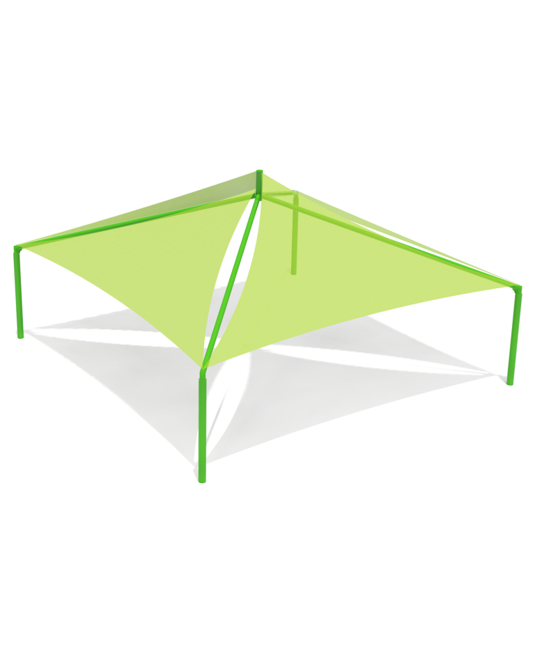 30' x 30' x 8' Quad Square Sail