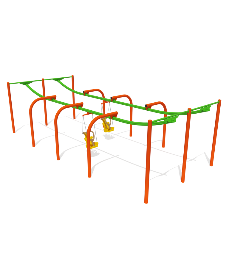 35' SkyRun Zip Track (Double) with Zero-G Seat