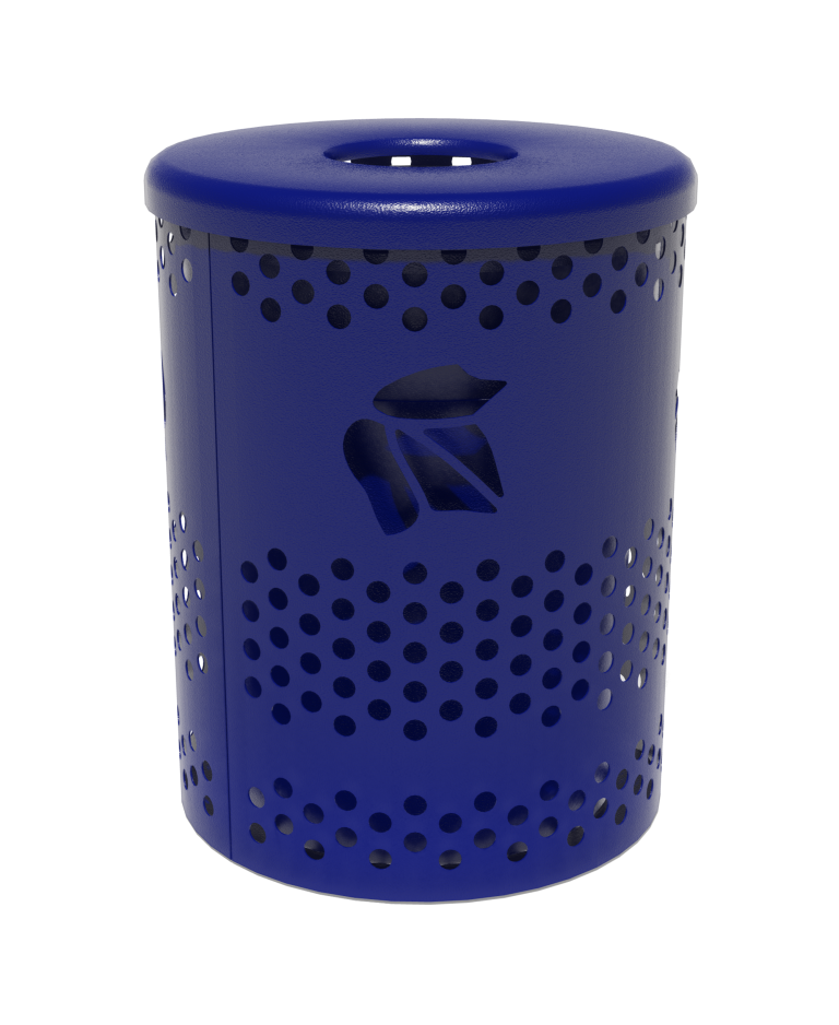 Leaf Receptacle w/Flat Lid and Liner