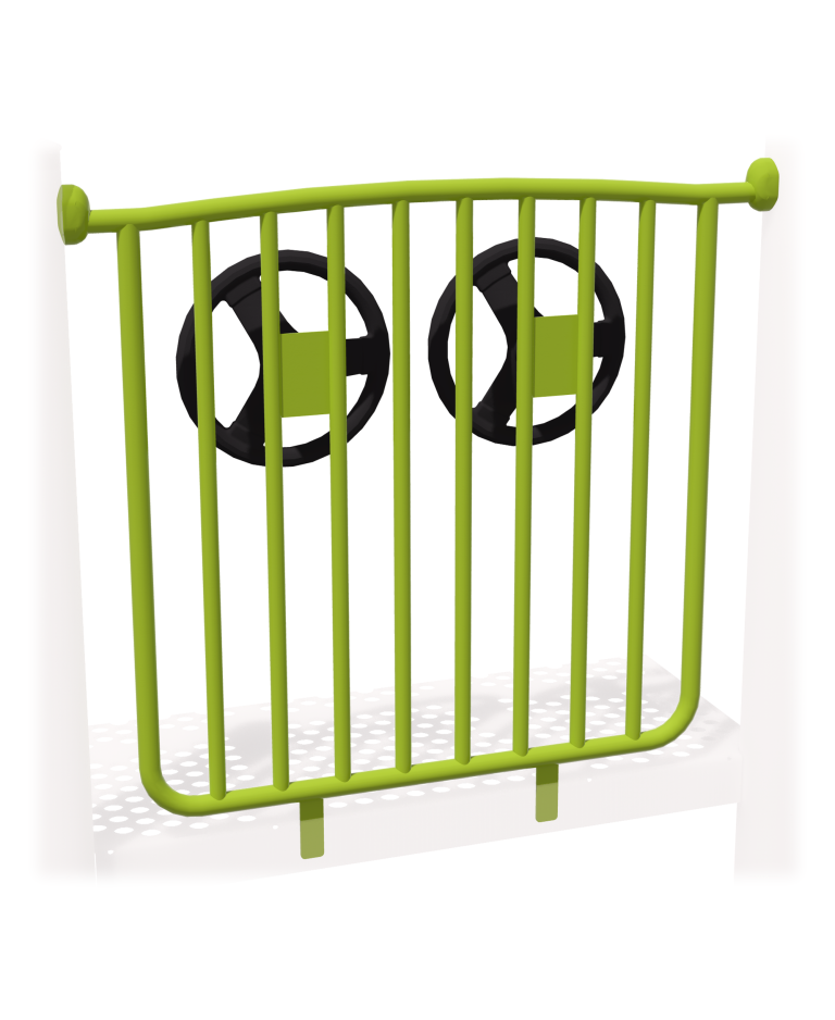 Rung Enclosure w/ Molded Steering Wheel