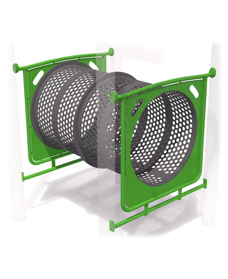 Punched Steel Crawl Tube - Below Deck