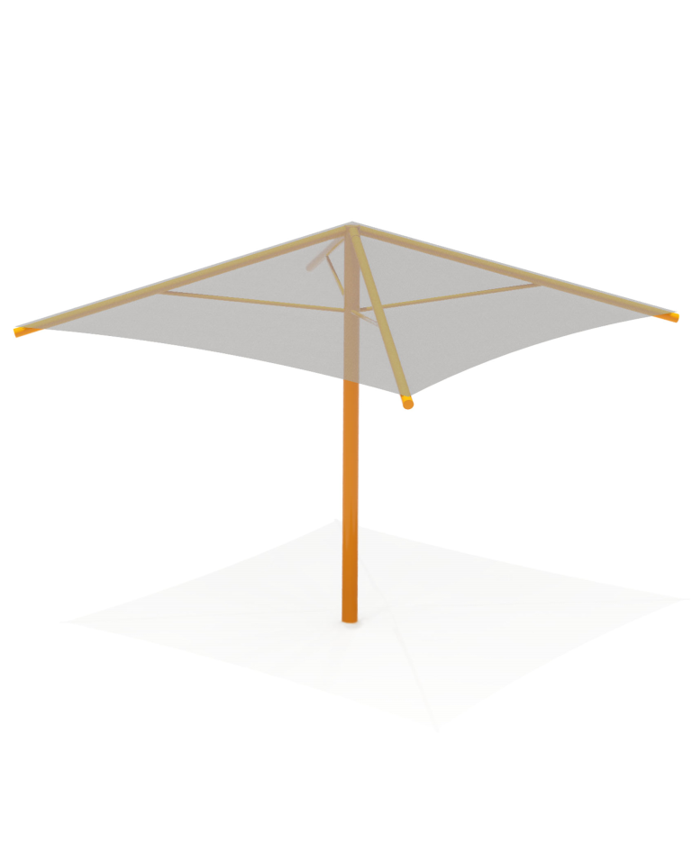 12' x 12' x 8' Square Umbrella