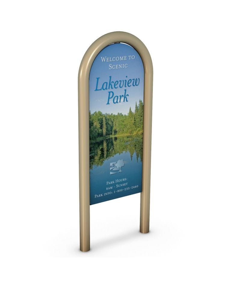 Custom Fiberglass Sign - 2-Sided