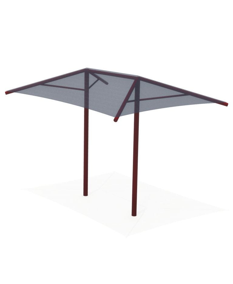 Dual Column Rectangular Umbrella