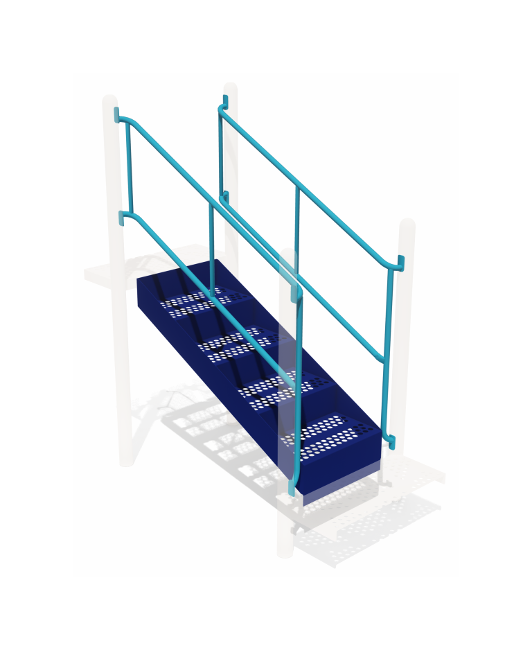 Transfer System with Guardrail - 3'