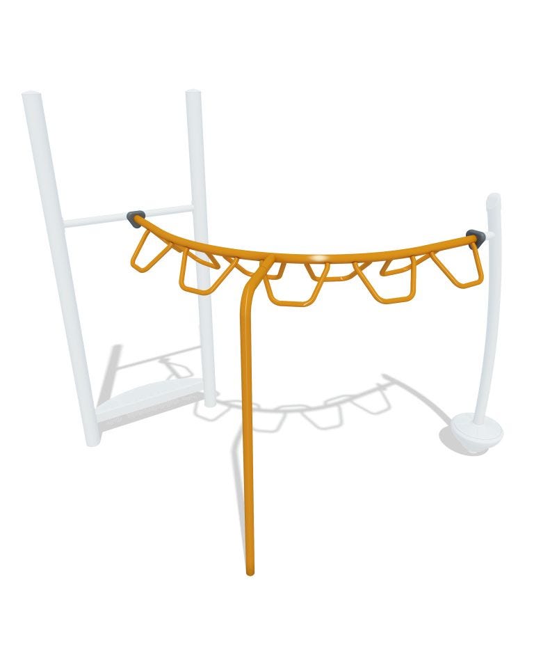 90 Degree Trapezoid Overhead Ladder