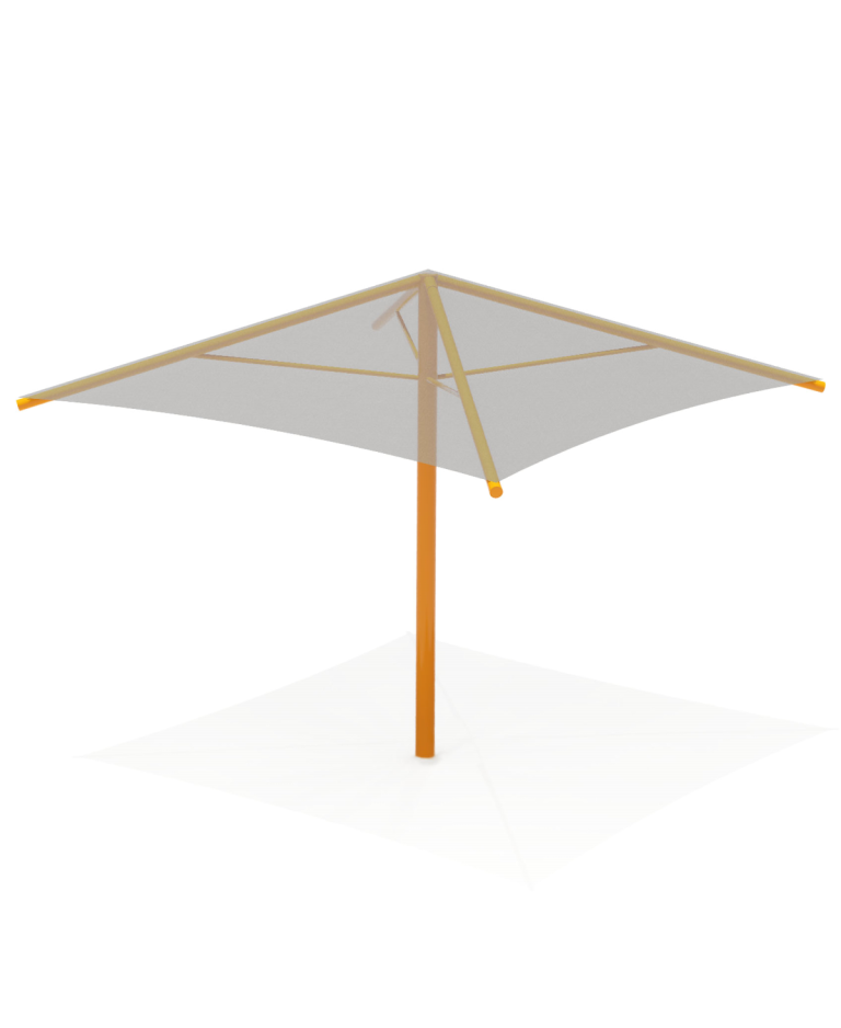 12' x 12' x 8' Square Umbrella