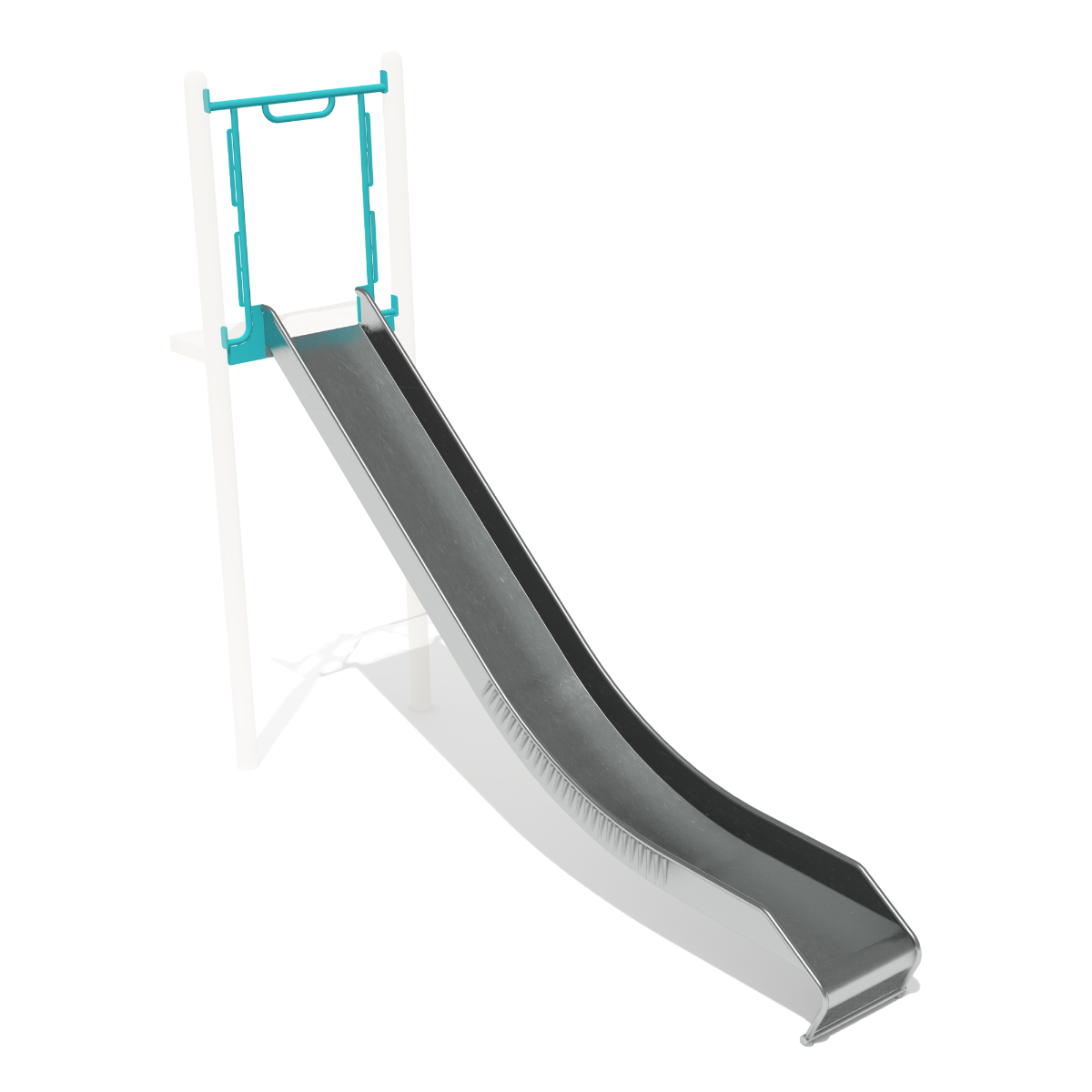 Straight Chuter Stainless Steel Slide - 6'-0