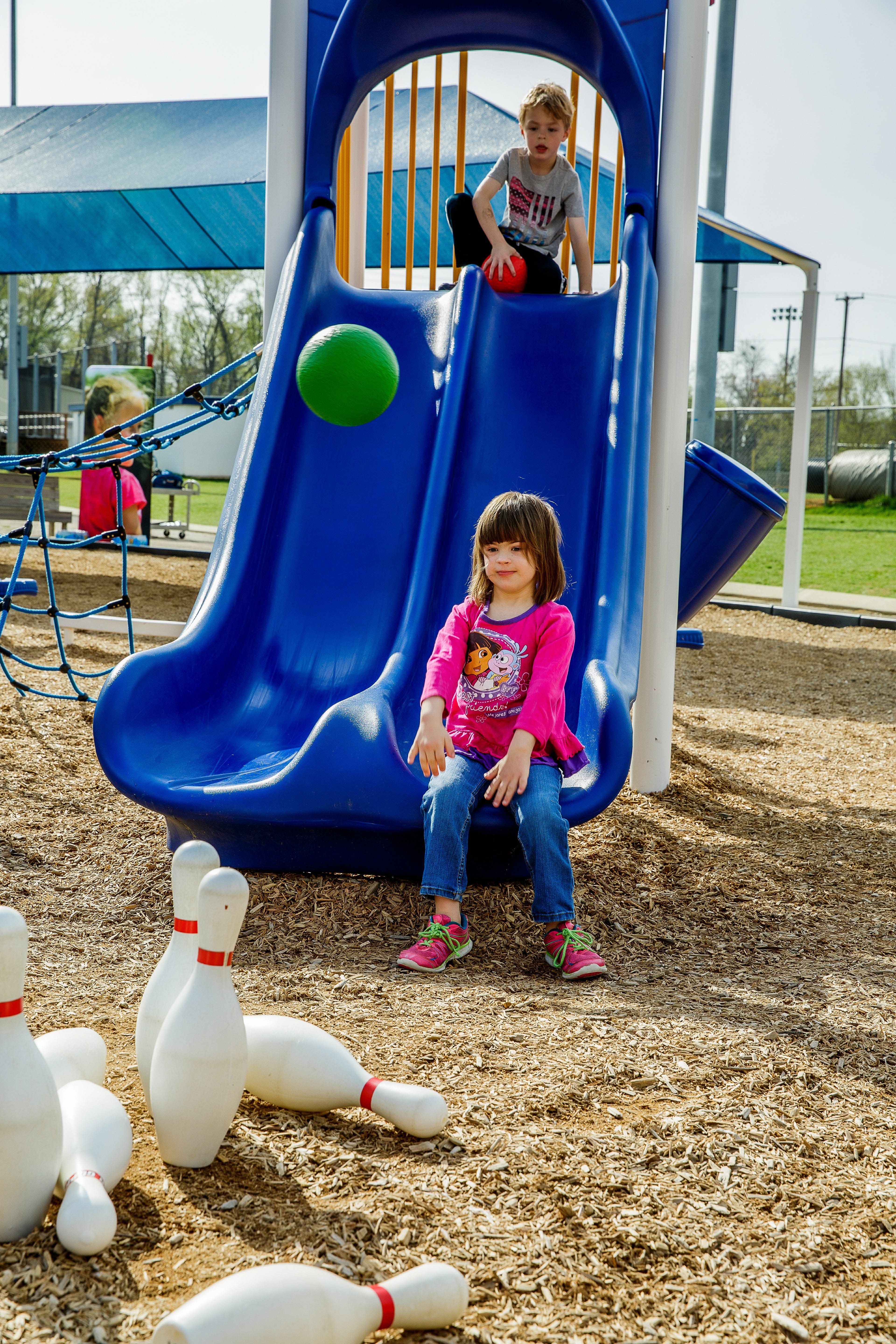 A School Playground Equipment with PlayOn! Curricu